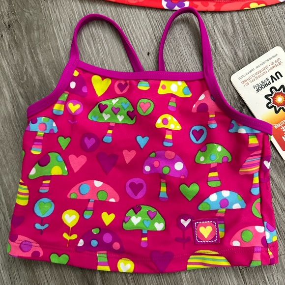 NWT| Baby Girl Swim Tops Lot - Picture 2 of 7